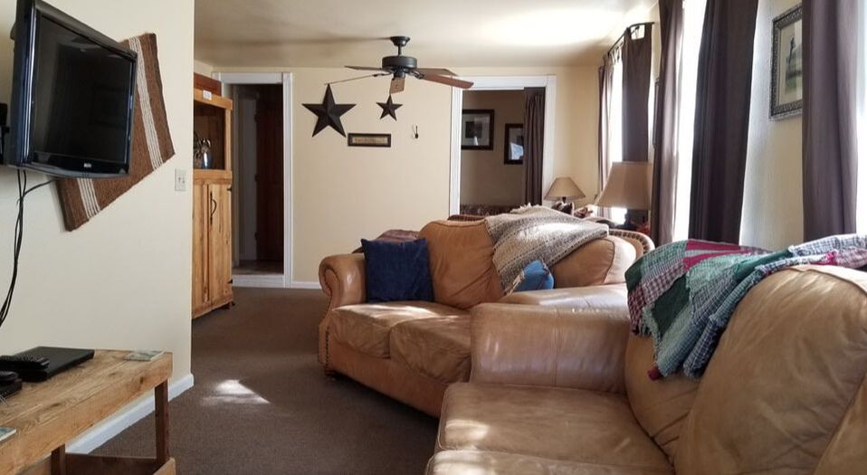 Two story Family Suite rental in Lava Hot Springs Idaho